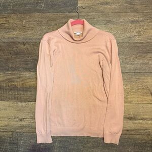 Calvin Klein Women's Pink Turtleneck Sweater